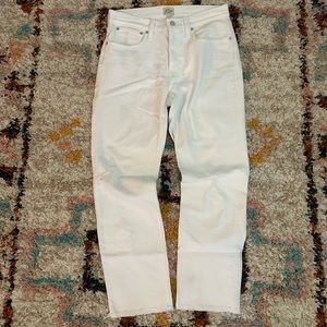 J. Crew Slim Boyfriend Jeans in White